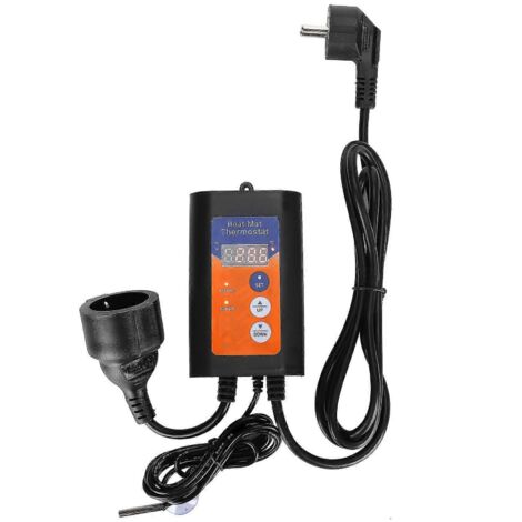 Thermostats régulateurs de température 220 V avec prise UE (1/5)