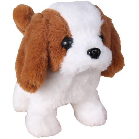 Jouet électrique réaliste pour animaux de compagnie, peluche chien animée avec sons. (1/5)