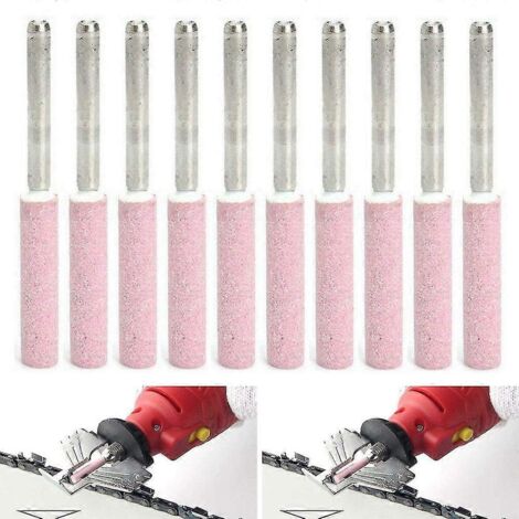 Affûteuse de chaîne de tronçonneuse, meule à aiguiser 3 x 4 mm, lot de 10 (1/5)