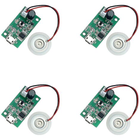 Lot de 4 transducteurs pour atomiseur à ultrasons de 20 mm, accessoires pour humidificateur et diffuseur.