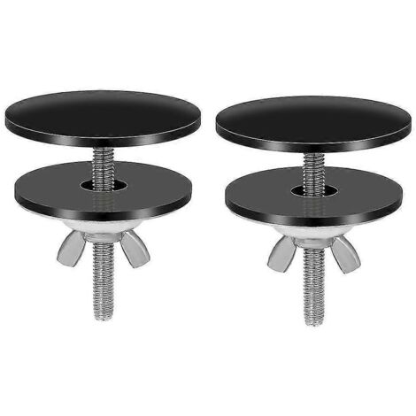 2024 Lot de 2 cache-trou d'évier de cuisine de 5 cm (2 pouces) en acier inoxydable (1/5)
