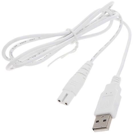Câble de chargement USB compatible avec les hydropulseurs buccaux HF-5, HF-9 et HF-6 (taille unique) (1/4)