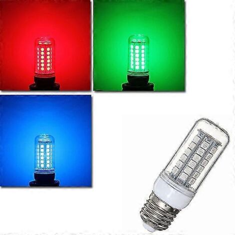 Ampoule LED E27 E14 G9 B22 3,5 W 48 SMD 5050 RGB 300 lm pour éclairage domestique AC11-Bleu-B22 (1/5)