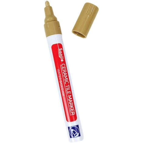 Stylo de remplissage de joints étanche pour carrelage, accessoire léger pour la restauration des murs et sols carrelés, couleur kaki (1/5)