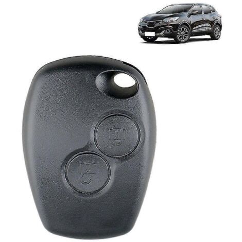Étui pour clé de voiture sans lame, 2 boutons, coque pour clé de voiture avec télécommande (1/4)