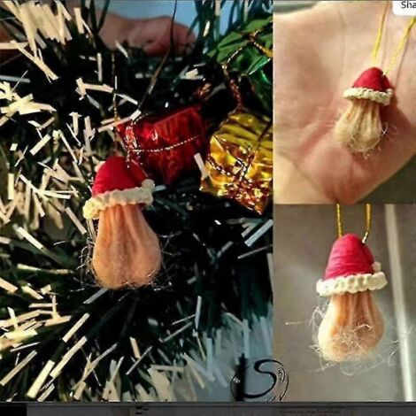 Boules de Noël à suspendre, décorations créatives pour sapin de Noël, chapeau de Noël (1/5)
