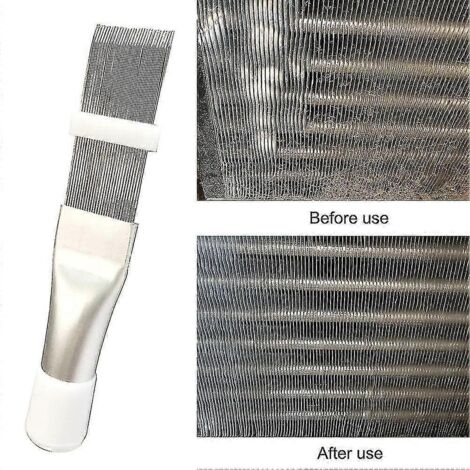 Brosse de nettoyage pour condenseur de climatisation, brosse froide pour ailettes d'évaporateur, peigne de nettoyage pour ailettes de climatiseur (1/5)