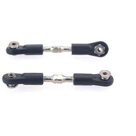Lot de 2 biellettes de direction 8020 pour voitures RC 1/7 -07 DBX07 EX-07 EX07 (pièces détachées et accessoires) - Noir (1/5)