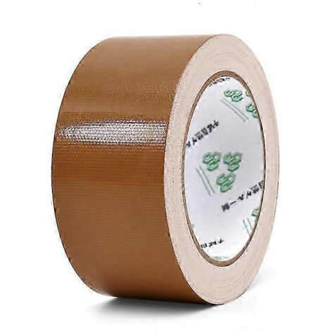 Rouleau de ruban adhésif toilé imperméable de 10 m x 45 mm pour réparations et loisirs créatifs - Rouge/Noir/Bleu/Marron/Vert/Marron argenté (1/5)