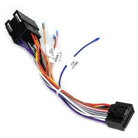 Adaptateur de connecteur ISO pour faisceau de câbles autoradio 16 broches (1/5)