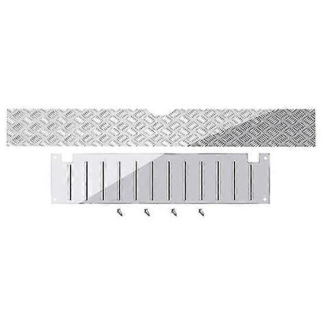 Plaque décorative antidérapante pour coffre arrière métallique C14, pièces de rechange pour voiture RC 1/16, couleur argent. (1/5)