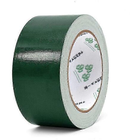 Rouleau de ruban adhésif textile imperméable de 10 m x 45 mm pour réparations et loisirs créatifs. Couleurs : rouge, noir, bleu, marron, vert, vert argenté.