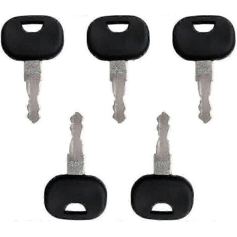 Clé 14603 - Lot de 10 clés de contact de rechange compatibles avec les engins Fendt, Claas, Liebherr, Zetteleyer, Deutz, Manitou, Holland, pelles hydrauliques, chargeuses, etc. (1/5)