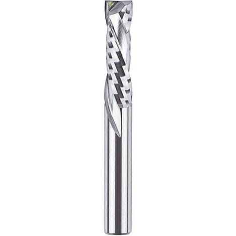 2024 Diamètre de la tige de compression 6 mm, tête de fraisage hélicoïdale de coupe 6 mm x 22 mm pour la sculpture et la gravure sur bois (1/5)