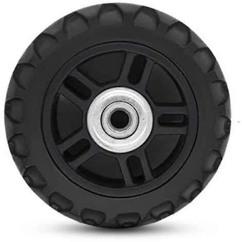 Roues de valise (1 paire) - Roues de rechange pour valise - Essieux - Réparation de luxe - Outil de réparation de luxe - Noir (1/5)