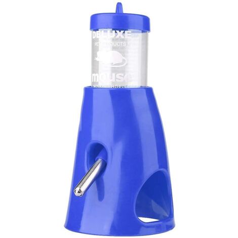 Distributeur d'eau pour hamster, biberon pour cochon d'Inde, lapin, rat, furet, gerbille et chinchilla (80 ml) (1/5)