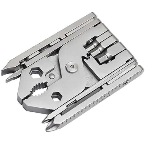 Sacoche pliable portable 25 en 1, pince multifonctionnelle, outil de randonnée et de camping pour les activités de plein air. (1/5)