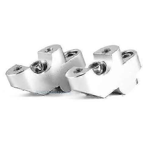 Pour Honda NC750, NC 750 XS, NC750X, 750X (2016-2023) : rehausseurs de guidon, adaptateurs, fixations de guidon, adaptateurs, CB500X, CB500F, CB300F (argenté, sans logo). (1/5)