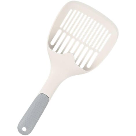 Pelle à litière pour chat, accessoires de nettoyage pour animaux de compagnie, pelle à litière hygiénique avec manche confortable et tamis, adaptée (1/5)