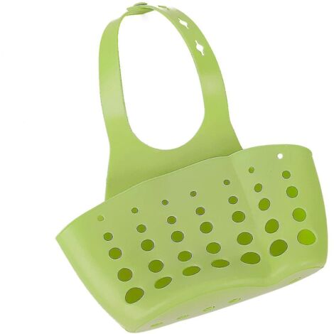 Rangement pour éponge/brosse sous évier, vert (1/2)