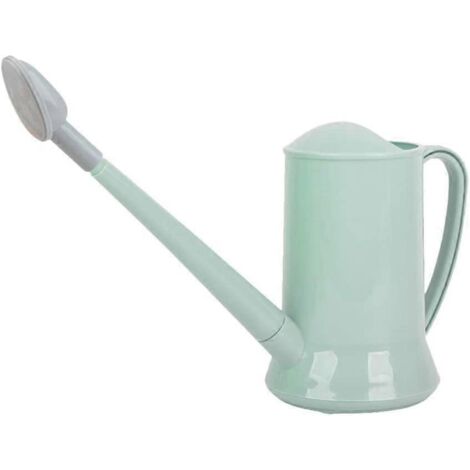 arrosoir en plastique pour intérieur et extérieur, petit récipient d'eau, bouilloire pour plantes d'intérieur et fleurs de jardin, 2000 ml (vert) (1/5)