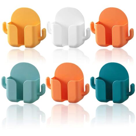 Boîte de rangement murale, lot de 6 boîtes de rangement autocollantes pour télécommandes (1/5)