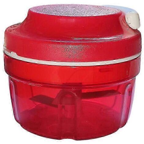 Hachoir à oignons Tupperware Chef Turbo-chef rouge compatible avec le coupe-oignons Speedy Boy D158 (nouveau modèle 2025) - bord concave