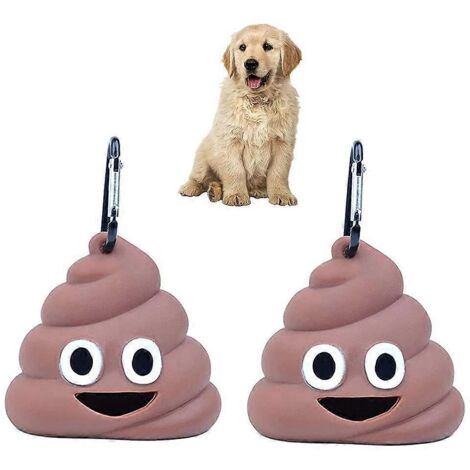 Lot de 2 distributeurs de sacs à déjections canines, porte-sacs à déjections, pour animaux de compagnie. (1/5)