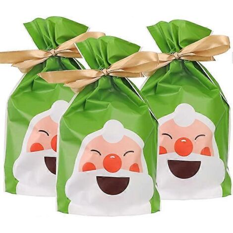 Lot de 50 sacs cadeaux à cordon, sacs à bonbons de Noël, pochettes à bijoux pour mariages, fêtes et loisirs créatifs, pochettes à bijoux (1/3)
