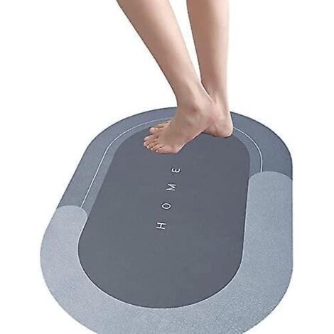 Tapis de bain absorbant et antidérapant, tapis de douche et de salle de bain, tapis de bain antidérapant, tapis de salle de bain doux, salle de bain (1/5)