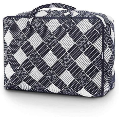 Sac de rangement pour vêtements et couettes, grand sac de rangement pliable sous le lit, avec poignée de penderie (1/5)