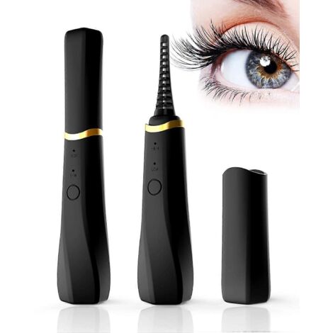 Recourbe-cils chauffant amélioré 2024, recourbe-cils électrique rechargeable avec port USB pour femmes (1/5)