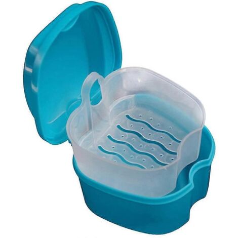 Étui pour prothèse dentaire 2024, boîte de bain en plastique pour fausses dents, boîte de rangement pour appareil orthodontique et protège-dents. (1/5)
