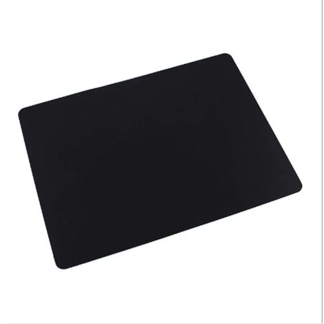 Tapis de cuisson antiadhésif, réutilisable, multifonction, pour pâtisserie, table et plan de travail (noir) (1/4)