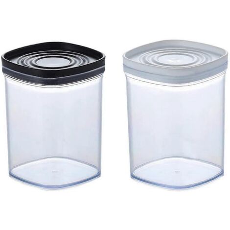 boîtes de rangement en plastique avec couvercle 520 ml (1/5)