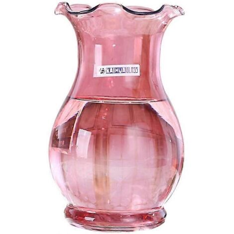 Vase en verre 2024, petit vase moderne et coloré pour table à manger, vase pour fleurs et plantes, vase en céramique décoratif Ga (1/5)