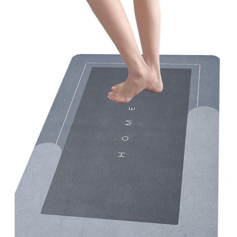 Tapis de bain absorbant et antidérapant, tapis de douche et de salle de bain, tapis de bain antidérapant, tapis de bain doux, salle de bain (1/5)