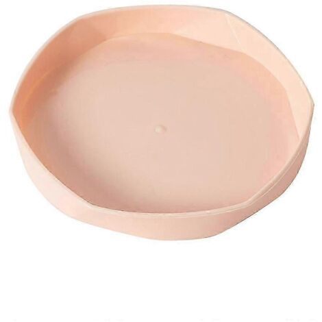 Soucoupe robuste et durable pour pots de fleurs, en plastique épais, multicolore, rose - Rose (1/5)