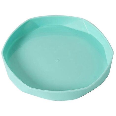 Soucoupe robuste et durable pour pots de fleurs, en plastique épais, multicolore, pour jardin - Vert moyen (1/5)