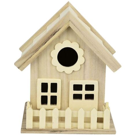 Nichoir suspendu, nichoir en bois fait main, nichoir d'extérieur (1/5)