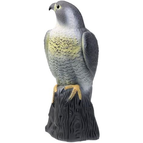 Figurine d'épouvantail réaliste en forme d'aigle de chasse - Décoration de jardin - Protection contre les rongeurs, les oiseaux et les pigeons (1/5)