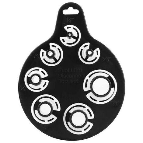 Kit d'outils de déconnexion de conduites de carburant, 7 pièces, outil de déconnexion pour climatisation, déconnexion de conduites de carburant et d'huile. (1/5)