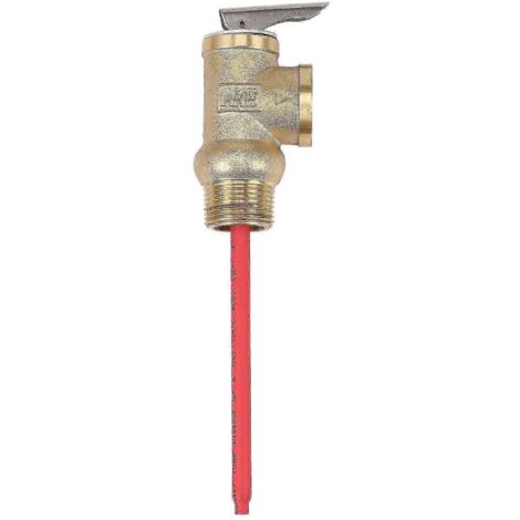 Soupape de sécurité WYA-20 99 °C 102 PSI 210 °F WYA-20 0,7 MPa à raccord BSP 3/4 pouce, pour température et pression. (1/5)
