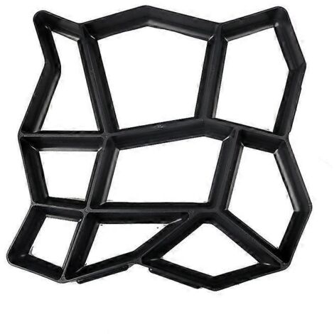 Moule à béton Coffrage pour trottoir Coffrage en plastique Moules pour dalles de béton pour jardin 42,5 x 42. (1/5)