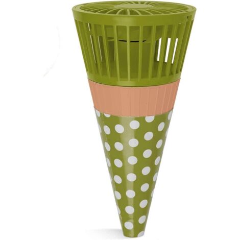 Ventilateur portable 2020, mini ventilateur de poche USB à suspendre autour du cou en forme de glace pour les activités extérieures et intérieures en été (vert) (1/5)