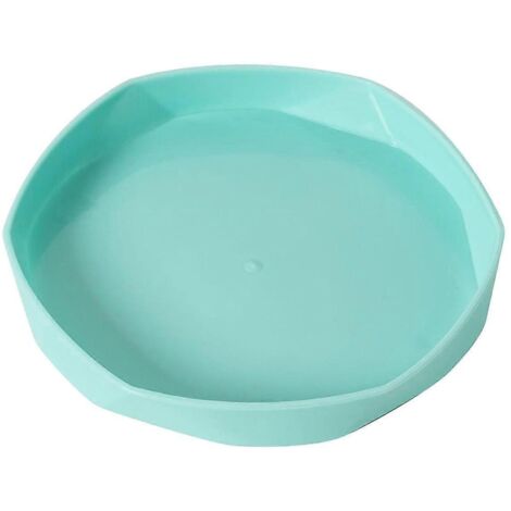 Soucoupe robuste et durable pour pots de fleurs, en plastique épais, multicolore, pour jardin - Vert clair (1/5)