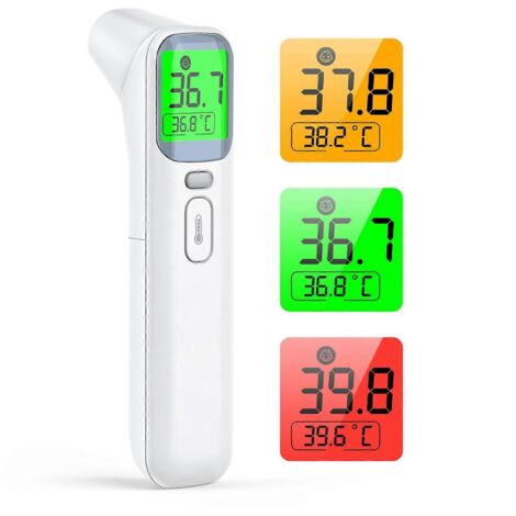 Thermomètre infrarouge laser numérique sans contact, réglable, -50 °C à 600 °C (-58 °F à 1112 °F). (1/5)