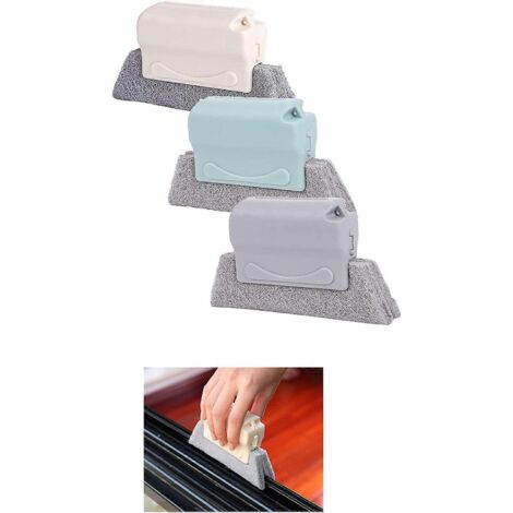 Ensemble de brosses de nettoyage pour rainures de fenêtres, outil de nettoyage pour rails de fenêtres (1/5)
