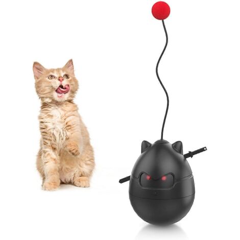 Jouet interactif pour chat d'intérieur : balle Ninja Tumbler avec activation automatique par mouvement de roulement (1/5)