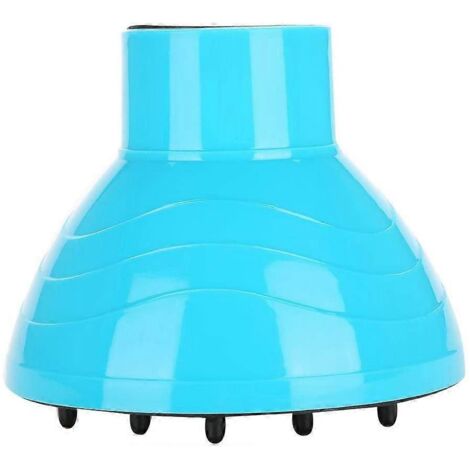 Sèche-cheveux pour salon de coiffure, sèche-cheveux bouclés, diffuseur pliable, accessoires pour outils de coiffage (bleu) (1/4)